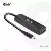 CLUB3D USB Gen2 Type-C na HDMI™ 8K60Hz lub 4K120Hz HDR10+ z DSC1.2 z Power Delivery 3.0 Aktywny Adapter M/F