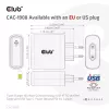 Podróżna ładowarka CLUB3D 100 W z technologią GaN, certyfikowana USB-IF TID, pojedynczy port USB Type-C, obsługa Power Delivery (PD) 3.0