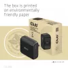 Podróżna ładowarka CLUB3D 100 W z technologią GaN, certyfikowana USB-IF TID, pojedynczy port USB Type-C, obsługa Power Delivery (PD) 3.0