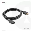 Przedłużacz HDMI CLUB3D Ultra High Speed 4K120Hz 8K60Hz 48Gbps M/F 1 m / 3,28 ft 30AWG