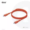 CLUB3D USB2 Type-C dwukierunkowy kabel z certyfikatem USB-IF do transmisji danych 480Mb, PD 240W(48V/5A) EPR M/M 1m / 3.23 ft