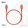 CLUB3D USB2 Type-C dwukierunkowy kabel z certyfikatem USB-IF do transmisji danych 480Mb, PD 240W(48V/5A) EPR M/M 1m / 3.23 ft