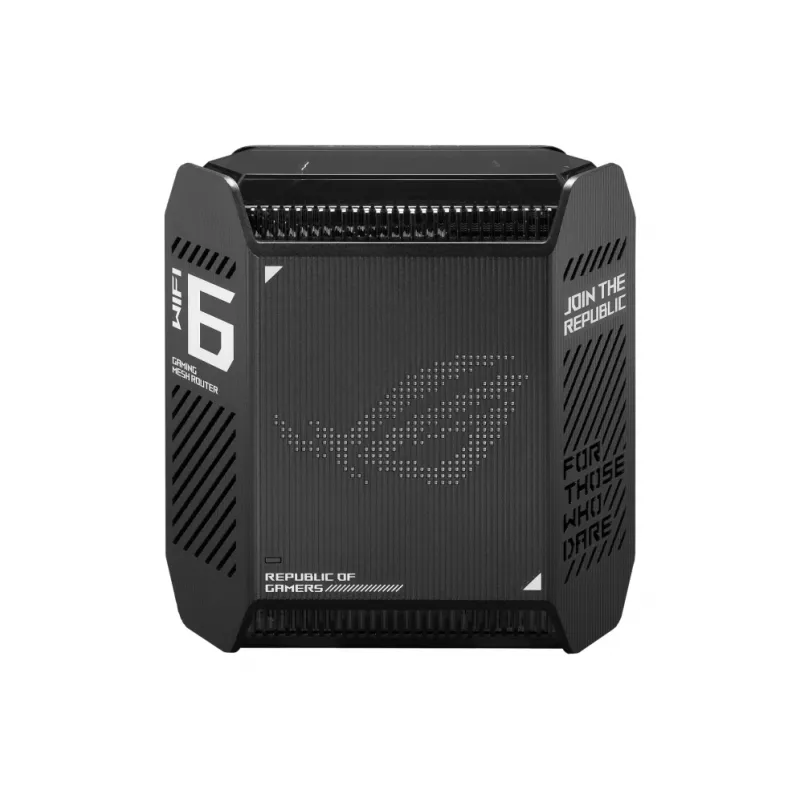 ASUS ROG Rapture GT6 AX10000 AiMesh 1 szt. Tri-band (2,4 GHz / 5 GHz / 5 GHz) Wi-Fi 6 (802.11ax) Czarny 4 wewnętrzne