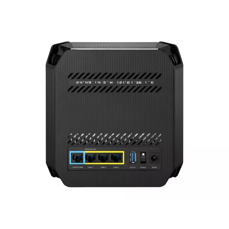 ASUS ROG Rapture GT6 AX10000 AiMesh 1 szt. Tri-band (2,4 GHz / 5 GHz / 5 GHz) Wi-Fi 6 (802.11ax) Czarny 4 wewnętrzne