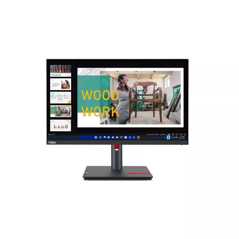Monitor komputerowy Lenovo ThinkVision P24q-30 60,5 cm (23,8 cala) 2560 x 1440 pikseli Quad HD LED Czarny