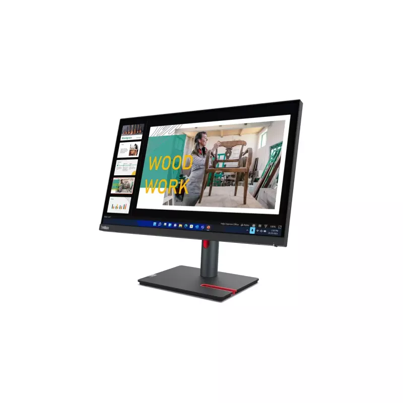 Monitor komputerowy Lenovo ThinkVision P24q-30 60,5 cm (23,8 cala) 2560 x 1440 pikseli Quad HD LED Czarny