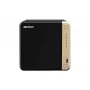 QNAP TS-464 NAS Tower Intel® Celeron® N5095 8 GB DDR4 0 TB QNAP QTS Czarny