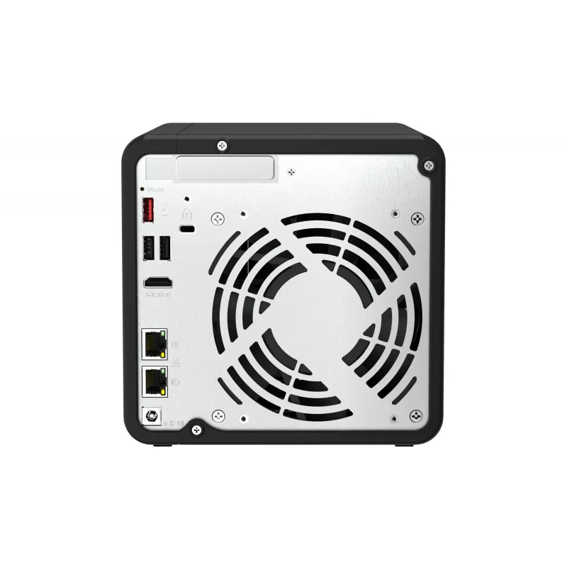 QNAP TS-464 NAS Tower Intel® Celeron® N5095 8 GB DDR4 0 TB QNAP QTS Czarny