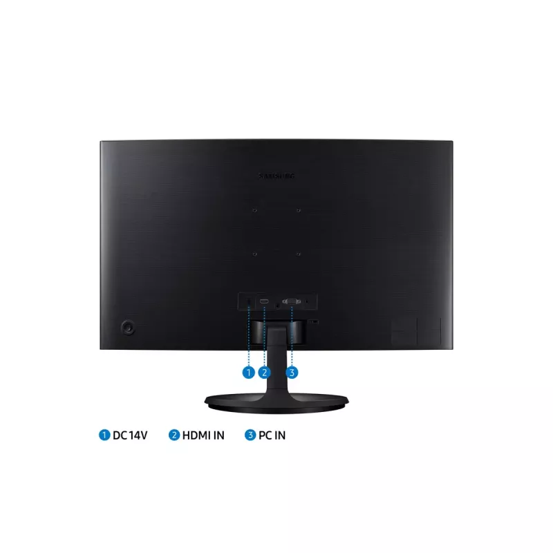 Monitor komputerowy Samsung S36C 68,6 cm (27 cali) 1920 x 1080 pikseli Full HD LCD Czarny