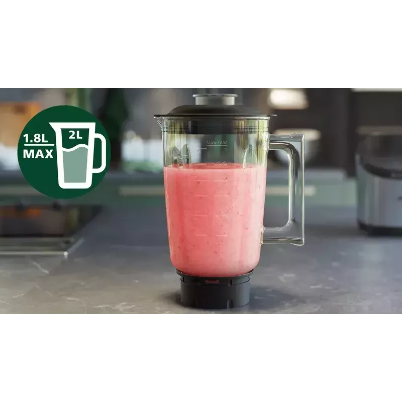 Blender stołowy Philips 7000 series HR3760/00 Czarny Metalik