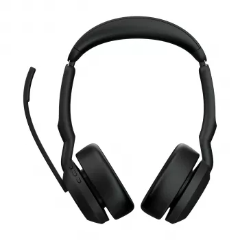 Jabra Evolve2 55 - Link380a MS Stereo, Bezprzewodowy, Biuro/Call center, 20 - 20000 Hz, 130 g, Słuchawki, Czarny