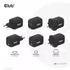 Ładowarka podróżna CLUB3D PPS 65W z technologią GAN, potrójny port (2x USB Type-C + USB Type-A), obsługa Power Delivery (PD) 3.0