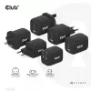 Ładowarka podróżna CLUB3D PPS 65W z technologią GAN, potrójny port (2x USB Type-C + USB Type-A), obsługa Power Delivery (PD) 3.0