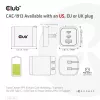 Ładowarka podróżna CLUB3D PPS 65W z technologią GAN, potrójny port (2x USB Type-C + USB Type-A), obsługa Power Delivery (PD) 3.0