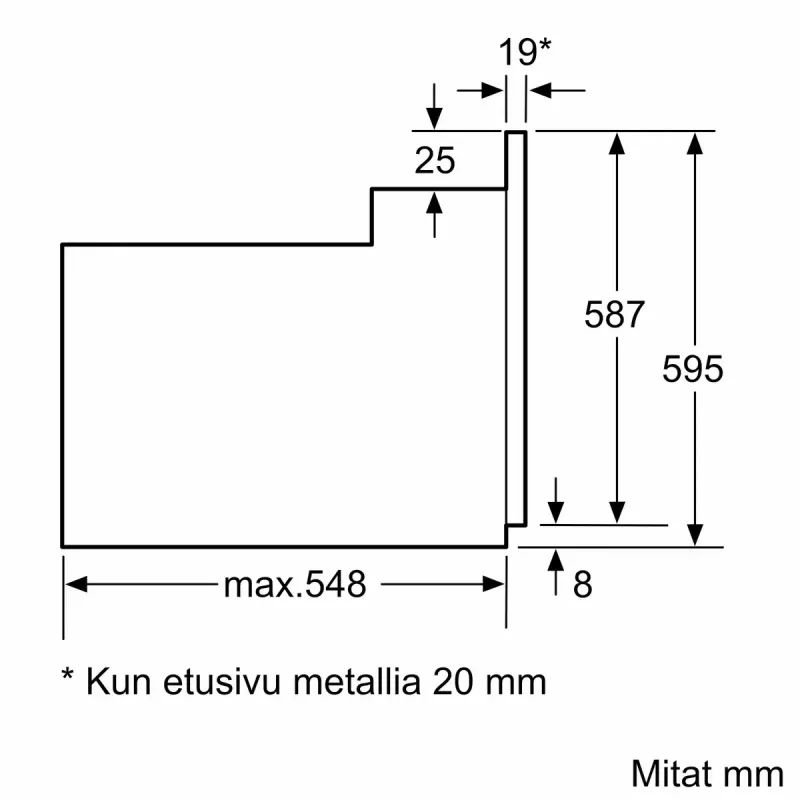 Piekarnik elektryczny do zabudowy Bosch Serie 2 HBF010BV1S — 66 L, pokrętła, lampa halogenowa, klasa A, biały