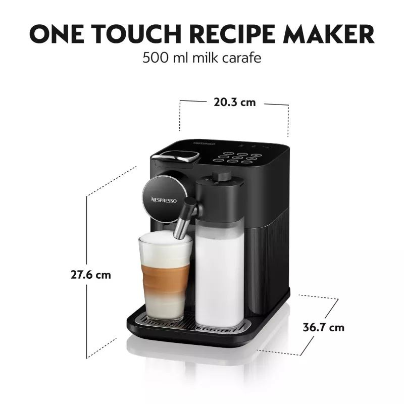 Ekspres do kawy De’Longhi Nespresso Gran Lattissima firmy Delonghi, Sophisticated Darks