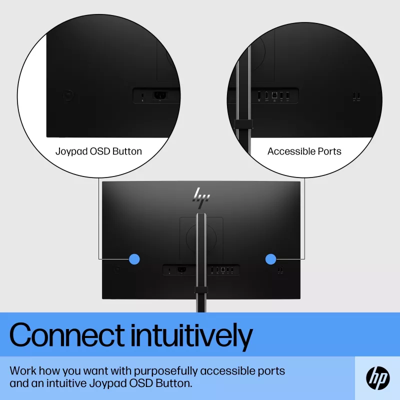 Monitor HP E27 G5 FHD, 68,6 cm (27 cali), 1920 x 1080 pikseli, Full HD, LCD, 5 ms, Czarny