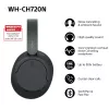 Słuchawki Sony WH-CH720 przewodowe i bezprzewodowe, nauszne, rozmowy/muzyka, USB Type-C, Bluetooth, czarne