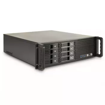 Obudowa serwerowa Inter-Tech 3U-3508 Czarna 480x528x132 mm HDD 5,25 cala