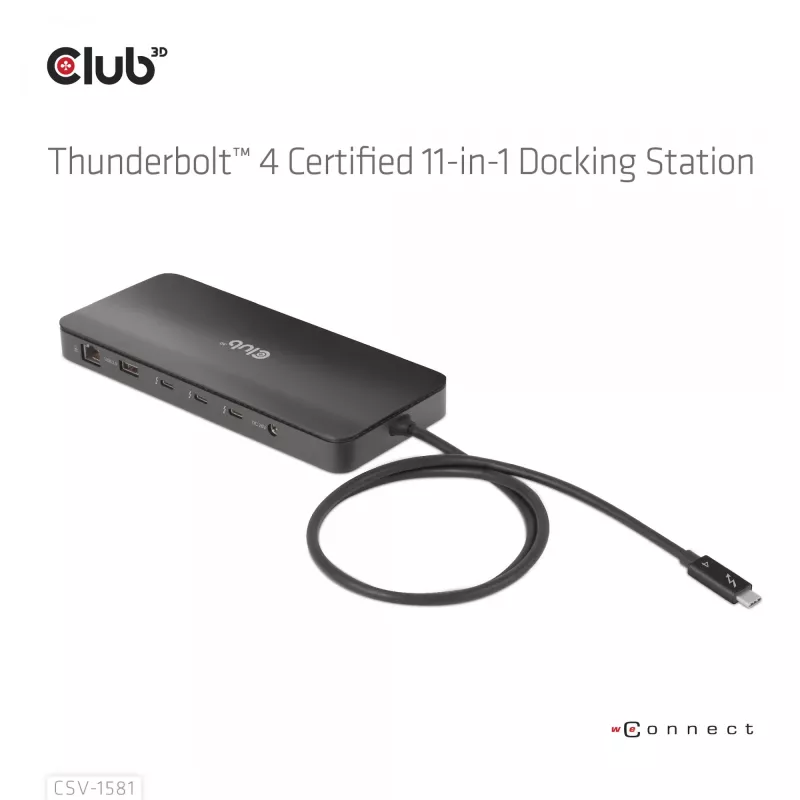 Stacja dokująca CLUB3D Thunderbolt 4 Certified 11-in-1 140W
