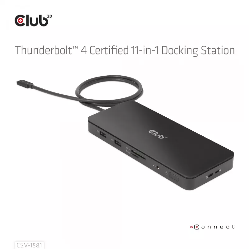 Stacja dokująca CLUB3D Thunderbolt 4 Certified 11-in-1 140W