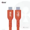 CLUB3D USB2 Type-C dwukierunkowy kabel danych z certyfikatem USB-IF 480Mb, PD 240W(48V/5A) EPR M/M 3m / 9.84 ft