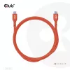 CLUB3D USB2 Type-C dwukierunkowy kabel danych z certyfikatem USB-IF 480Mb, PD 240W(48V/5A) EPR M/M 3m / 9.84 ft