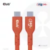 CLUB3D USB2 Type-C dwukierunkowy kabel danych z certyfikatem USB-IF 480Mb, PD 240W(48V/5A) EPR M/M 3m / 9.84 ft