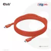 CLUB3D USB2 Type-C dwukierunkowy kabel danych z certyfikatem USB-IF 480Mb, PD 240W(48V/5A) EPR M/M 3m / 9.84 ft