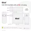 CLUB3D Ładowarka podróżna 140 W z technologią GaN, pojedynczy port USB Type-C, obsługa Power Delivery (PD) 3.1