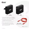 CLUB3D Ładowarka podróżna 140 W z technologią GaN, pojedynczy port USB Type-C, obsługa Power Delivery (PD) 3.1