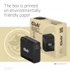 CLUB3D Ładowarka podróżna 140 W z technologią GaN, pojedynczy port USB Type-C, obsługa Power Delivery (PD) 3.1