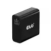 CLUB3D Ładowarka podróżna 140 W z technologią GaN, pojedynczy port USB Type-C, obsługa Power Delivery (PD) 3.1