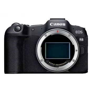 Canon EOS R8 + RF 24-50mm F4.5-6.3 IS STM Kit, 24,2 MP, 6000 x 4000 pikseli, CMOS, 4K Ultra HD, Ekran dotykowy, Czarny