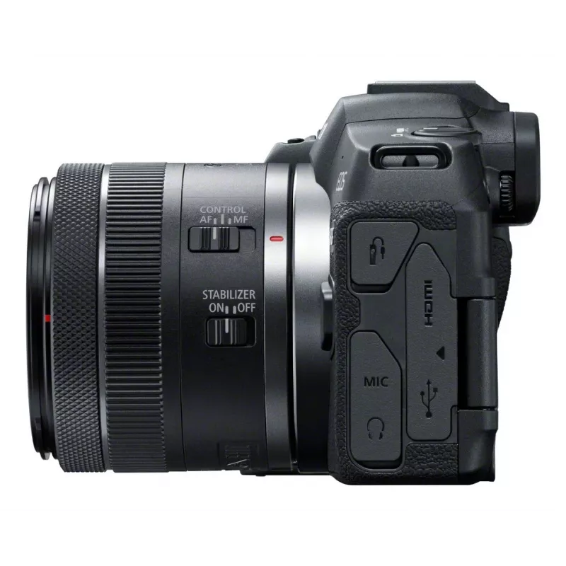 Canon EOS R8 + RF 24-50mm F4.5-6.3 IS STM Kit, 24,2 MP, 6000 x 4000 pikseli, CMOS, 4K Ultra HD, Ekran dotykowy, Czarny