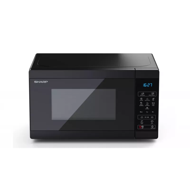Sharp YC-MS02E-B kuchenka mikrofalowa Czarna Kuchenka mikrofalowa typu solo Nablatowa 20 L 800 W