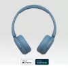 Słuchawki bezprzewodowe Sony WH-CH520, nauszne, rozmowy/muzyka, USB Type-C, niebieski