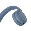 Słuchawki bezprzewodowe Sony WH-CH520, nauszne, rozmowy/muzyka, USB Type-C, niebieski