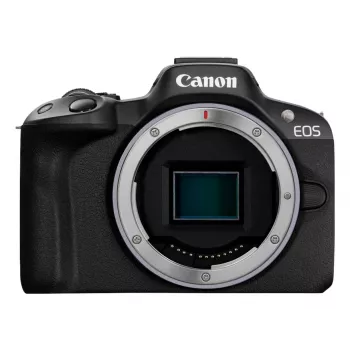 Canon EOS R50, Czarny + zestaw RF-S 18-45mm F4.5-6.3 IS STM, 24,2 MP, 6000 x 4000 pikseli, CMOS, 4K Ultra HD, Ekran dotykowy, Czarny