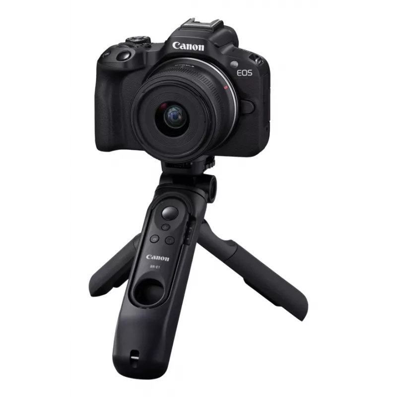 Canon EOS R50, Czarny + zestaw RF-S 18-45mm F4.5-6.3 IS STM, 24,2 MP, 6000 x 4000 pikseli, CMOS, 4K Ultra HD, Ekran dotykowy, Czarny