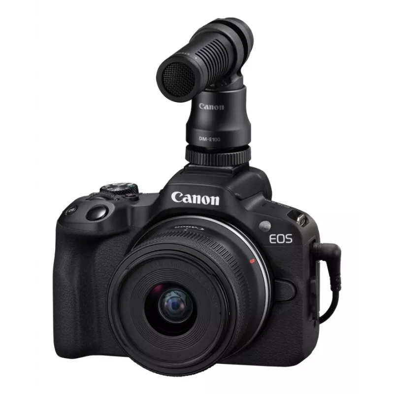 Canon EOS R50, Czarny + zestaw RF-S 18-45mm F4.5-6.3 IS STM, 24,2 MP, 6000 x 4000 pikseli, CMOS, 4K Ultra HD, Ekran dotykowy, Czarny