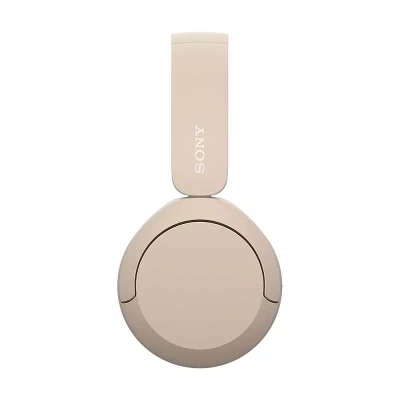 Słuchawki bezprzewodowe Sony WH-CH520, nauszne, rozmowy/muzyka, USB Type-C, Bluetooth, stojak, kremowy
