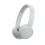Sony WH-CH520 bezprzewodowy nauszny zestaw słuchawkowy, Bluetooth 5.2, 50 h odtwarzania, ładowanie USB-C, biały