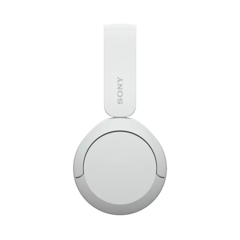 Sony WH-CH520 bezprzewodowy nauszny zestaw słuchawkowy, Bluetooth 5.2, 50 h odtwarzania, ładowanie USB-C, biały