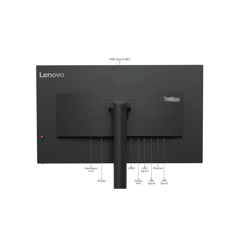 Monitor Lenovo ThinkVision T32p-30 80 cm (31,5 cala) 3840 x 2160 pikseli 4K Ultra HD LED Czarny