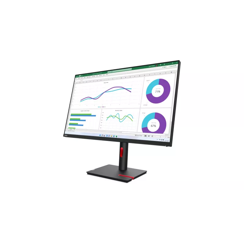 Monitor komputerowy Lenovo ThinkVision T32h-30 80 cm (31,5 cala) 2560 x 1440 pikseli Quad HD LED Czarny
