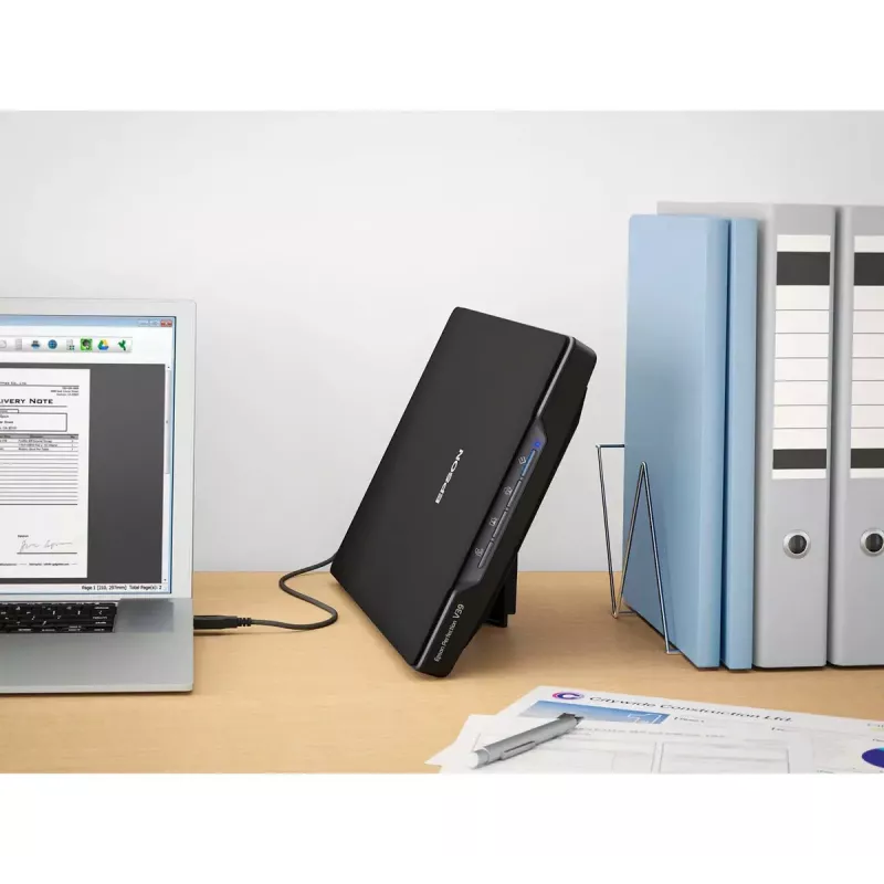 Skaner płaski Epson Perfection V39II — A4, 4800 x 4800 DPI, CIS, zasilany przez USB, czarny
