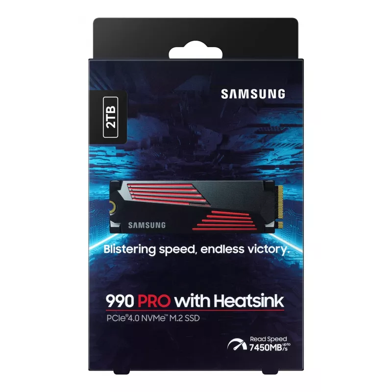 Dysk SSD Samsung 990 PRO z Heatsink 2000 GB M.2 2280 M.2 NVMe MZ-V9P2T0CW