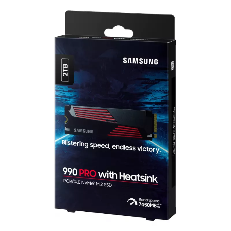 Dysk SSD Samsung 990 PRO z Heatsink 2000 GB M.2 2280 M.2 NVMe MZ-V9P2T0CW