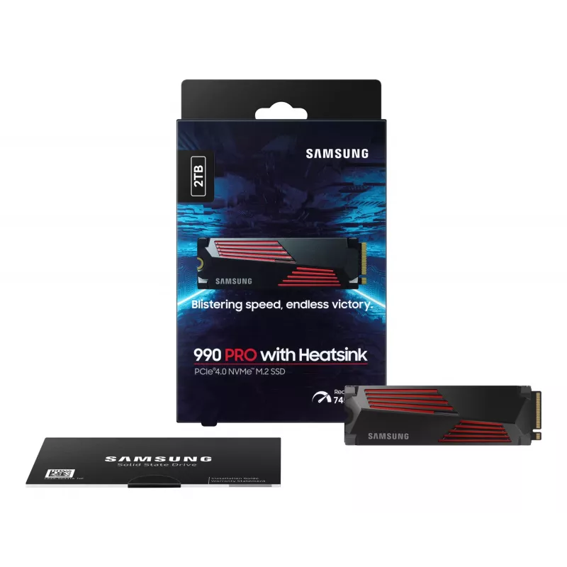 Dysk SSD Samsung 990 PRO z Heatsink 2000 GB M.2 2280 M.2 NVMe MZ-V9P2T0CW